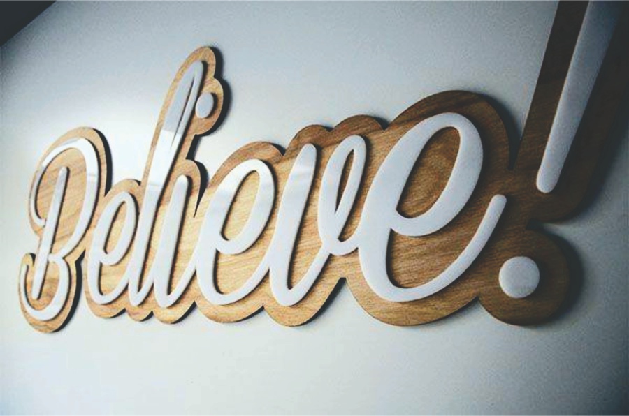 LETRERO DE MADERA CON CORTE LASER Y MDF A210203